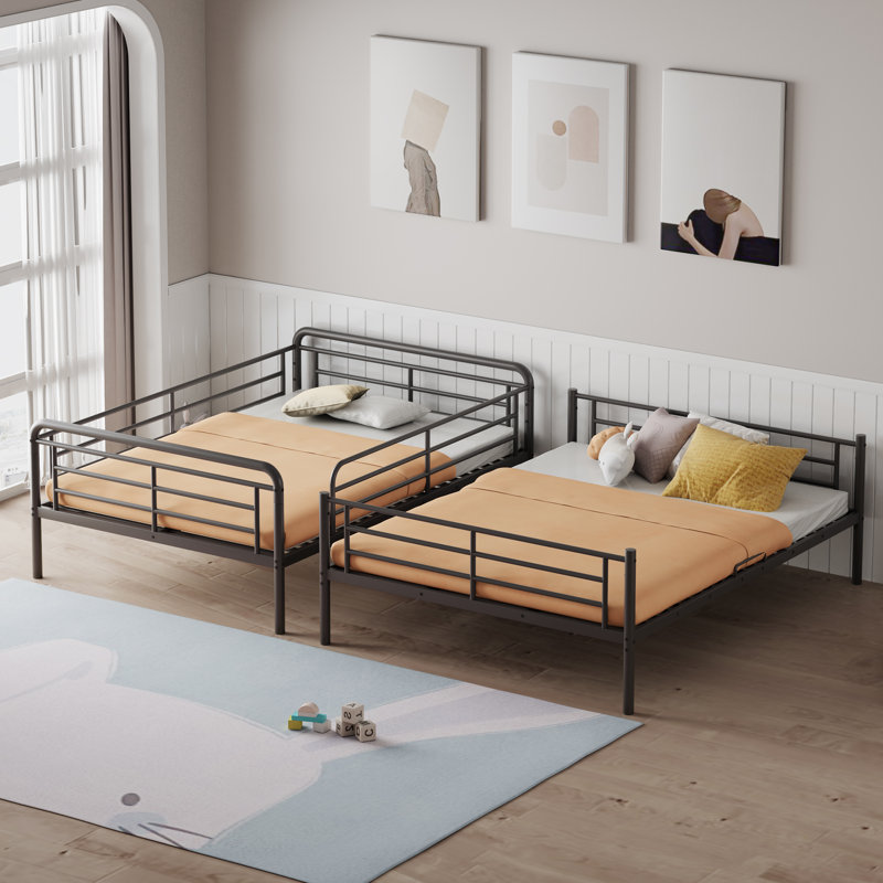 Convertible Bunk Bed, Black