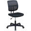 Chaise de bureau avec dossier en filet noir - Capacité de poids confortable et fonctionnelle de 250 lb pour un déplacement facile dans la charge de siège réglable