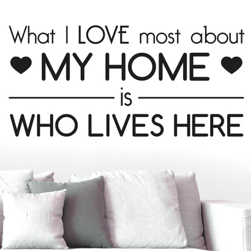 Wall Decal, Large, Black
