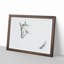 Sketch of a Donkey by Jean Bernard - Picture Frame Drawing Print-55619472-55619471