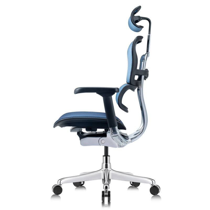 Tempur-Pedic Ergohuman GEN2 Hi Back Ergonomic Office Chair with Tempur-Pedic Seat, Synchro-Tilt, Adjustable Headrest, Arm Height Adjustment