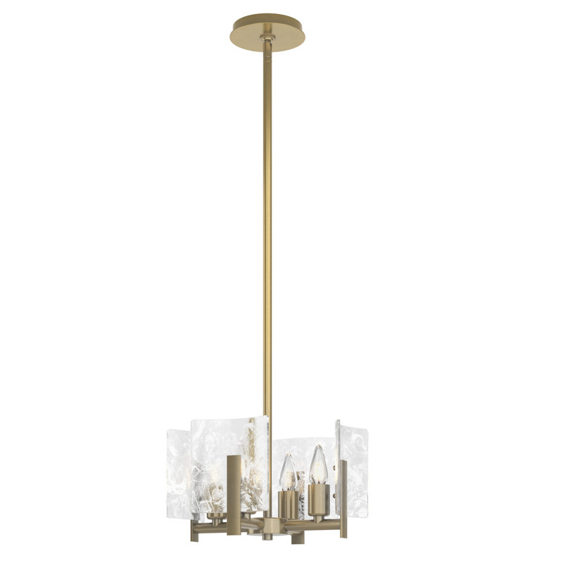 Arc 4 - Light Unique Classic Chandelier, Modern Brass
