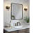 Steel Armed Sconce With Fluted Clear Glass-635897102