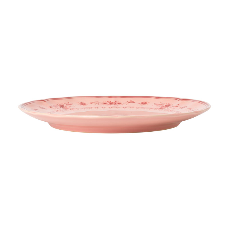 Assiettes à dîner vila, Rose/rouge