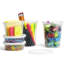 Ensemble de 44 contenants en plastique 8/16/32 oz