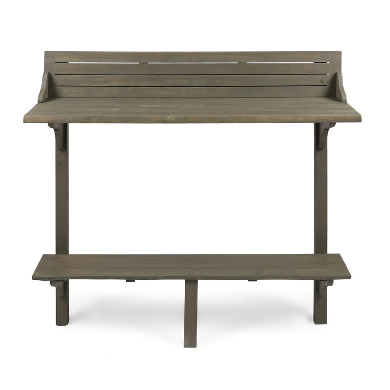 Outdoor Acacia Wood Balcony Bar Table(Only Including Table)