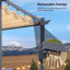 13 pi. L 10 pi. Pergola en aluminium avec auvent-94401572