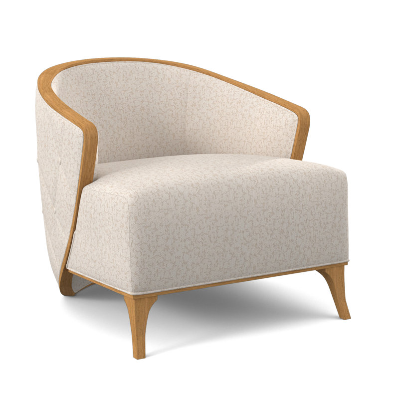 Penegrine Lounge Chair, Amber, Elise Flax