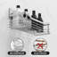 Adhesive Stainless Steel Shower Caddy