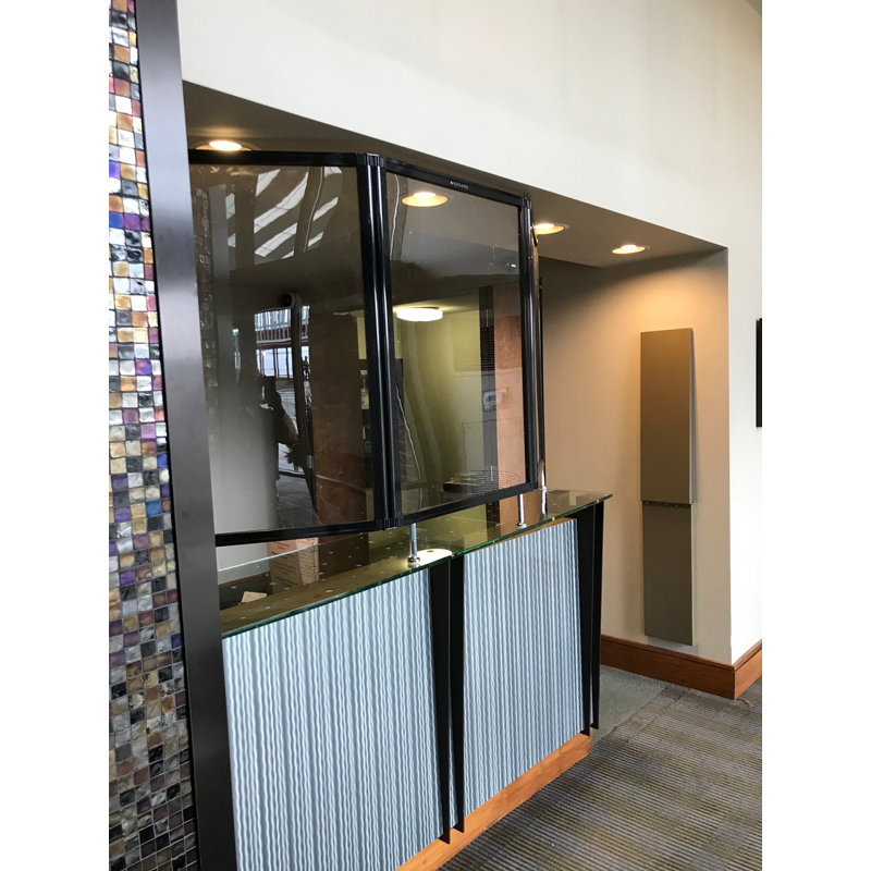 Écran de comptoir pliable Clearview