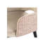 Chaise de salle à manger en polyester et métal