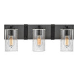Sawyer 3 - Light Dimmable Aged Zinc Vanity Light