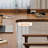 Light-walnut L-Shaped Solid Wood desk-985839089-985839094