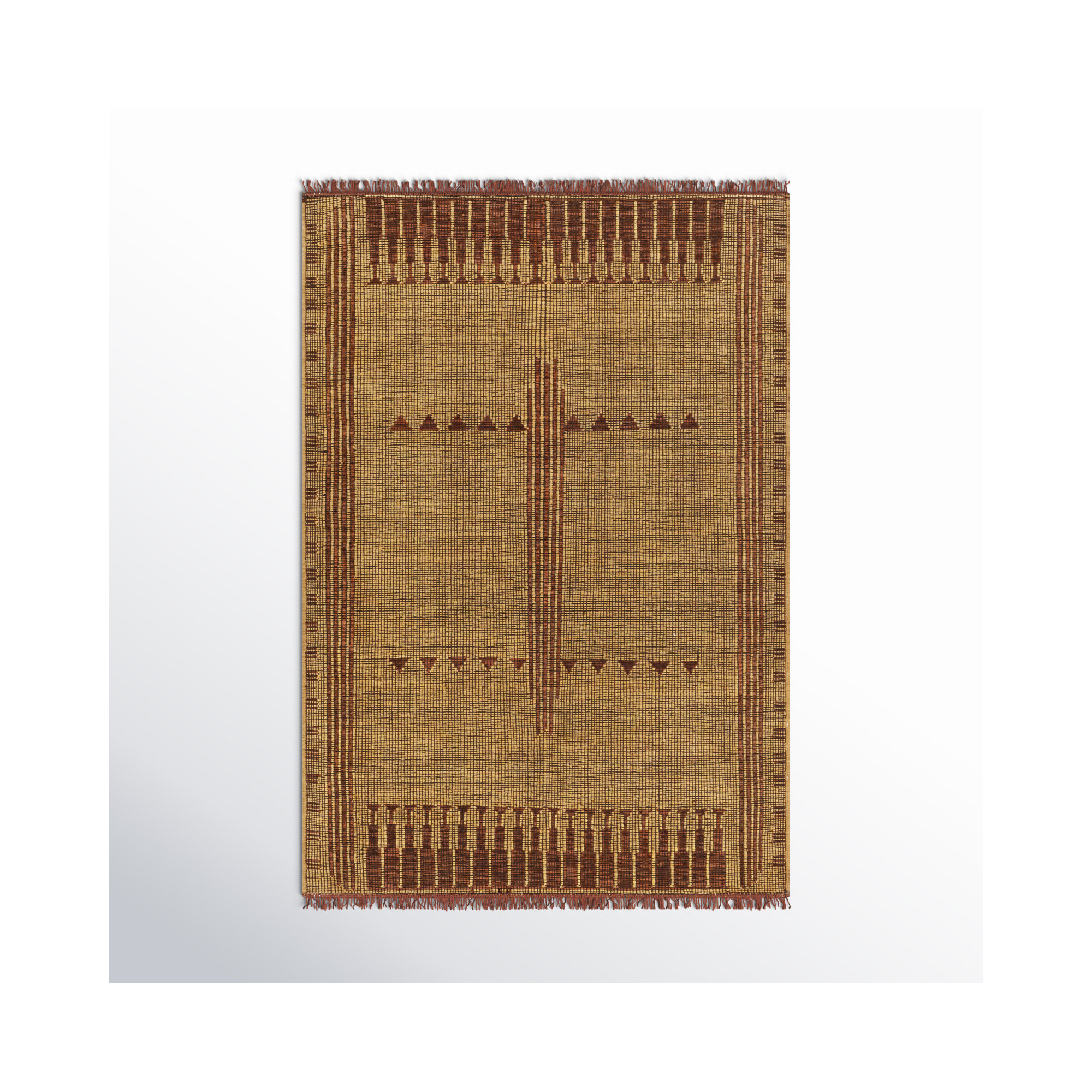 Alfi Handmade Rug, Rectangle 6' x 9'