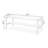 Solid wood double desk with double-layer storage-480644848