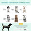 Grand chien en velours, coussin en mousse et élégante perle pour les grands chiens de taille moyenne, nid de velours et canapé moelleux