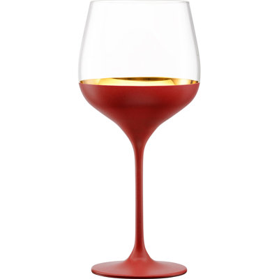 Oro Grand Burgundy Oro24K Largest Grand Burgundy Crystal 24K Gold Wine Glass