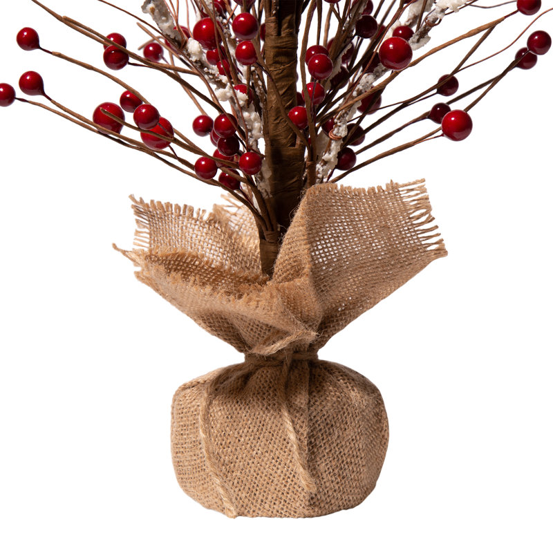 Décoration de Noël arbre de table floral