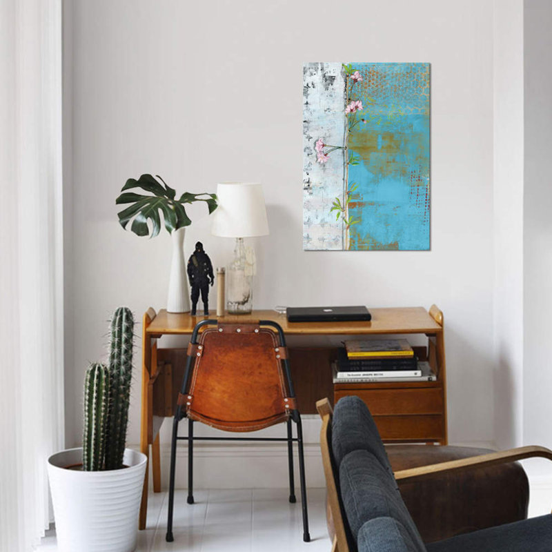 «Willow Bloom II», impression sur toile, H 26 po x l 18 po x P 1,5 po, Toile tendue, Pas de tapis