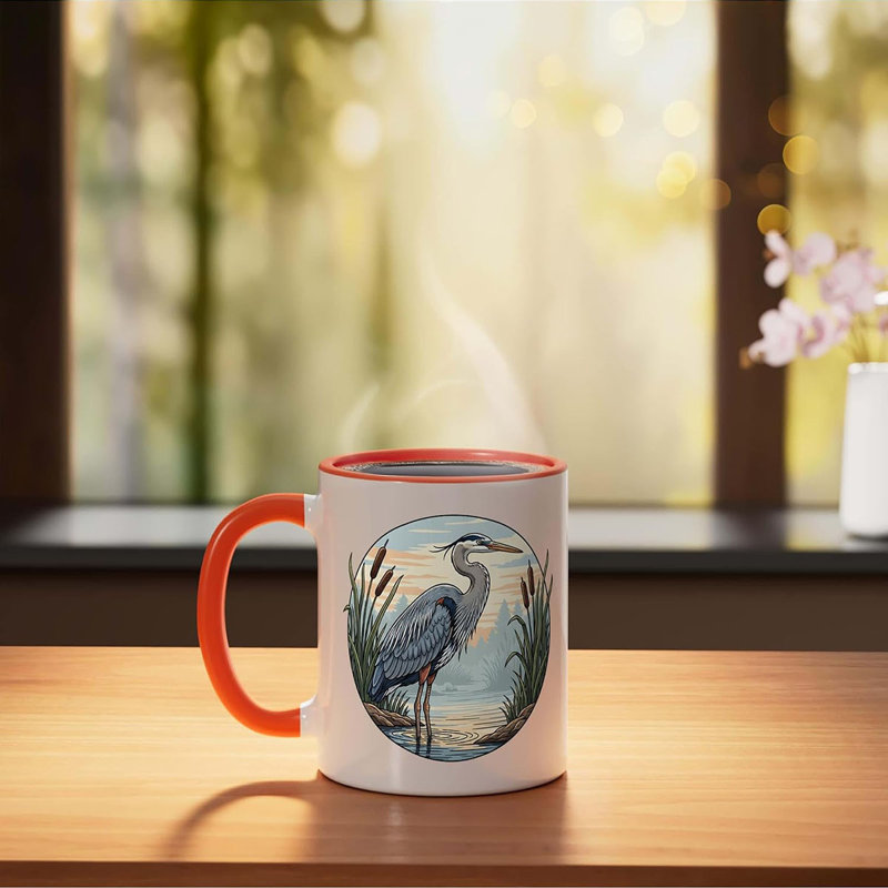 Ceramic Coffee Mug, Orange