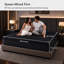Matelas grand 14 po extra ferme pour les maux de dos - 7 zones de soutien orthopédique