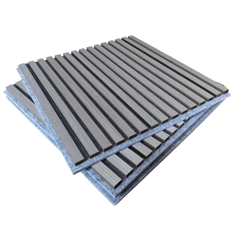 Mehreen 60 cm x 60 cm 3D Wall Panel (4-pack), Grey Ash