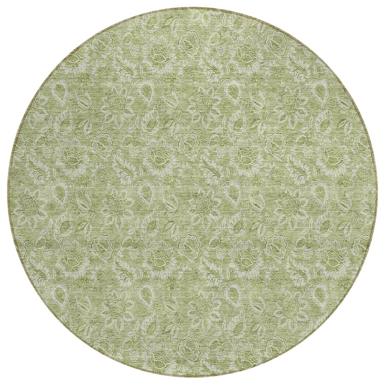 Fareham Washable Floral Indoor / Outdoor Rug