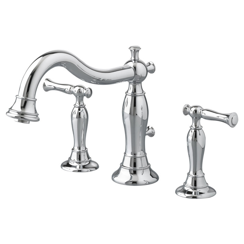 Quentin 2 Handle Deck Roman Tub Faucet, Polished Chrome