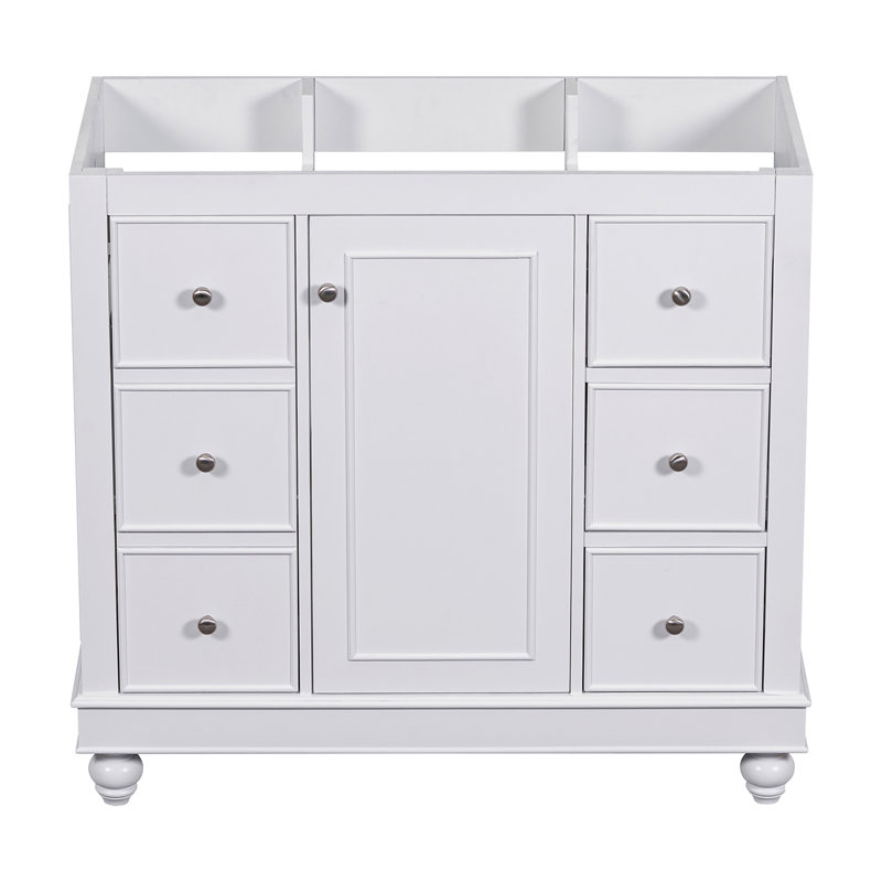 [Cabinet seulement] Meuble-lavabo (lavabo non inclus), Blanc