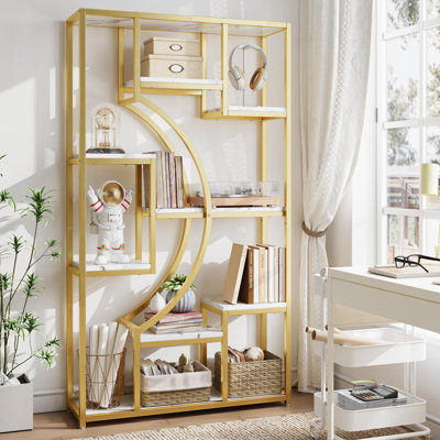 Bibliothèque géométrique H 70,8 "x l 39,4" (ensemble de 2)