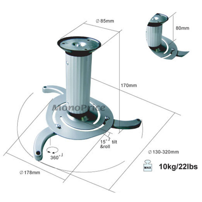 Monoprice Bracket Ceiling Mount