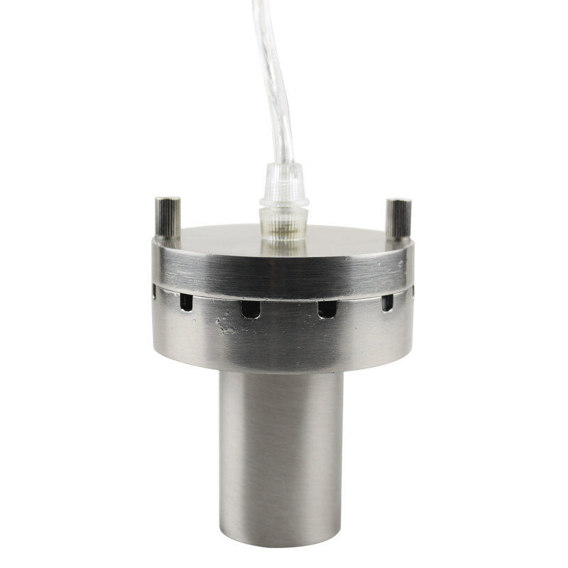 Abrina Single Bulb Pendant Lamp Base, Silver