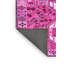 Tapis oriental rose / blanc tissé à la machine-1838867007