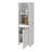 Danforth Pantry Cabinet, Single Door Cabinet, Four Shelves