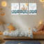 3Pcs Bible Verse Wall Art Noahs Ark Nursery Painting Picture Christian Inspirational Wall Decor Religious Educational Posters Prints For Kids Bedroom Classroom Home Decoration
