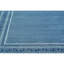 Hand Knotted Geometric Area Rug in Blue/White