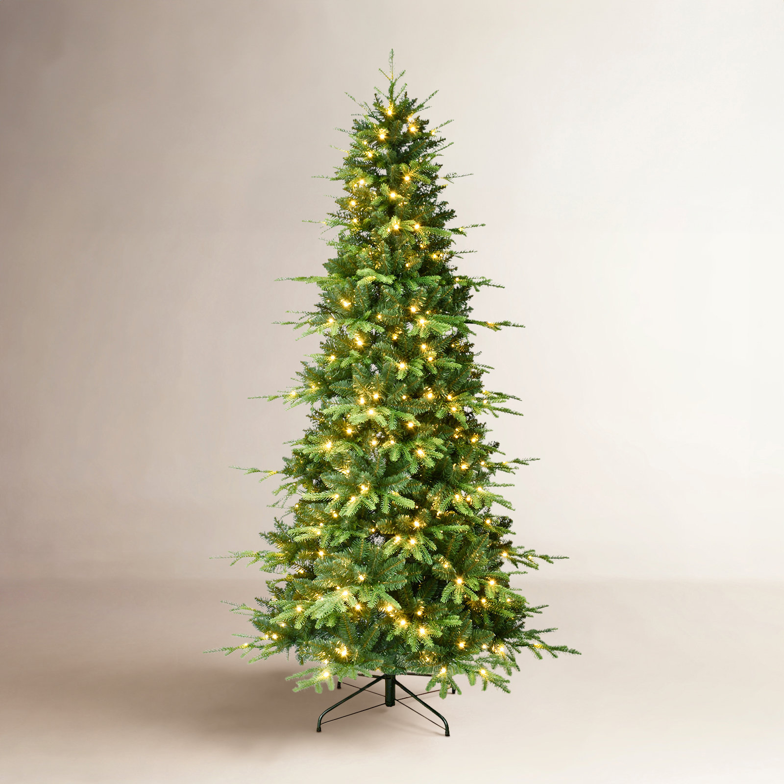 Pre-Lit Spruce Christmas Tree, 6.5' H