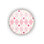 Pink Themed Striped Heart Patterned Creative Modern Decorative Machine Washable Rug