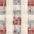 Grunge Red Pattern - Turquoise Framed Matted Print for Decor