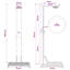 vidaXL Outdoor Shower Solid Acacia Wood and Stainless Steel Garden Poolside-133394982
