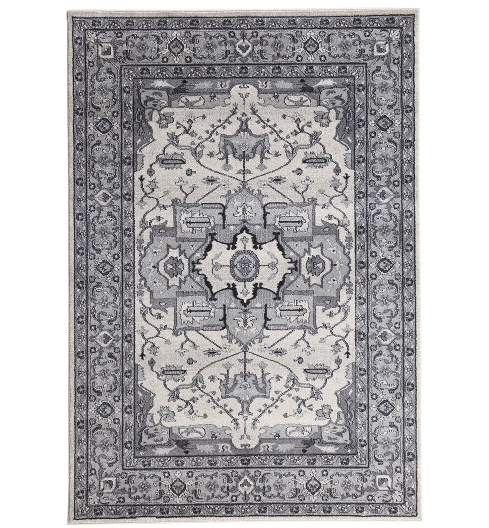 Teppich Noor in Grau/Beige