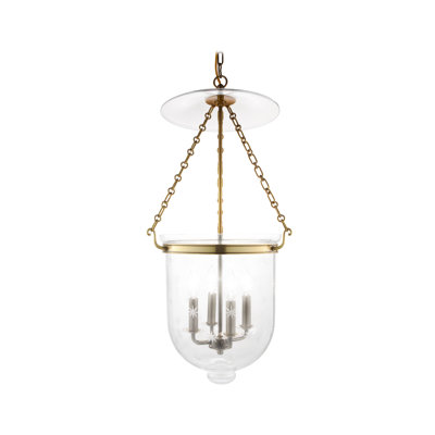 Luminaire suspendu simple 4 lumières Williamsburg Hampton