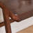 47" Solid Rubber Wood Computer Desk, Extra Thick 1.38" Top, Retro Walnut, A-Frame Leg