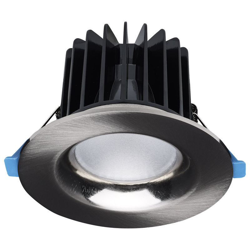 16/20/24 Watt LED Remote Driver Downlight 27K/30K/35K/40K/50K CCT Field Selectable Round, Brushed Nickel