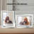5X7 Picture Frame Set Of 2, Glass Photo Frames Made Of High Definition Real Glass Display Pictures Horizontal Or Vertical For Table