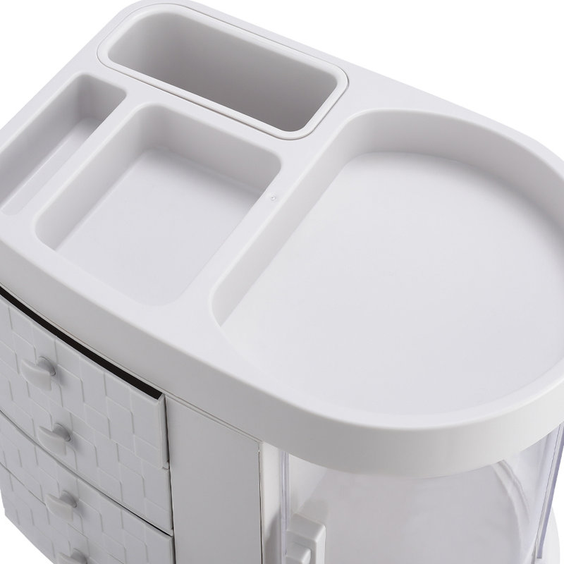 Leteshia Plastic Makeup Organizer