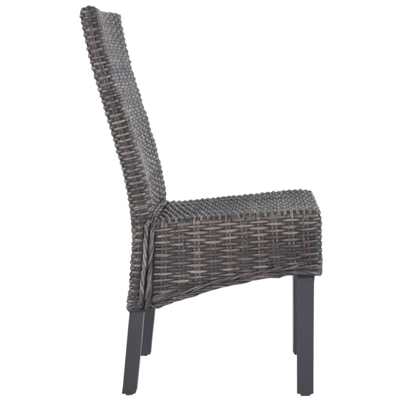 Hessle 46cm H Side Chair, Brown with Grey Wash Finish, 6
