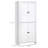 72" Freestanding 4-Door Kitchen Pantry
