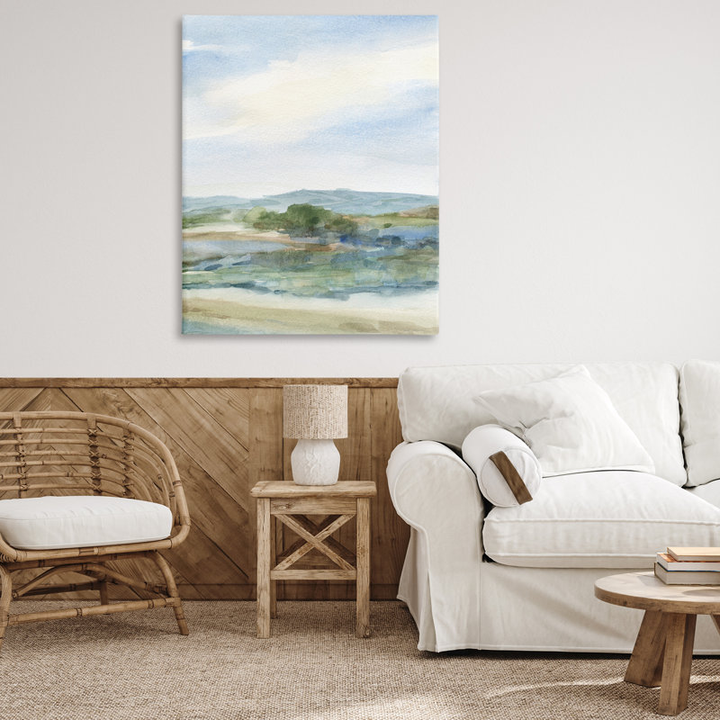 Art mural sur toile Hills in Nature Scenery, design par Carol Robinson, H 48 po x l 36 po