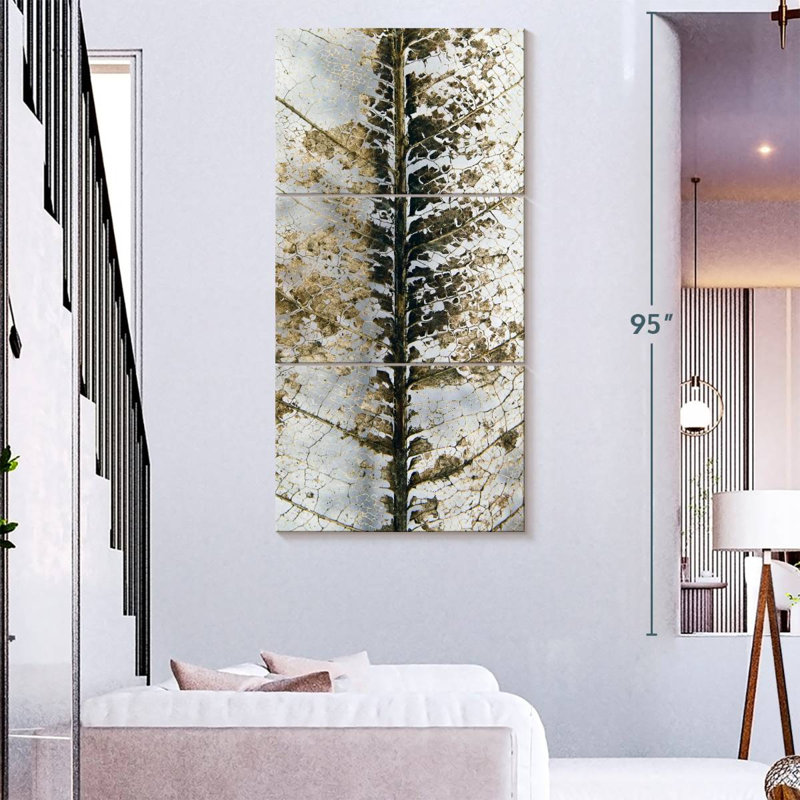 Leaf Structure, 80" H x 39" W